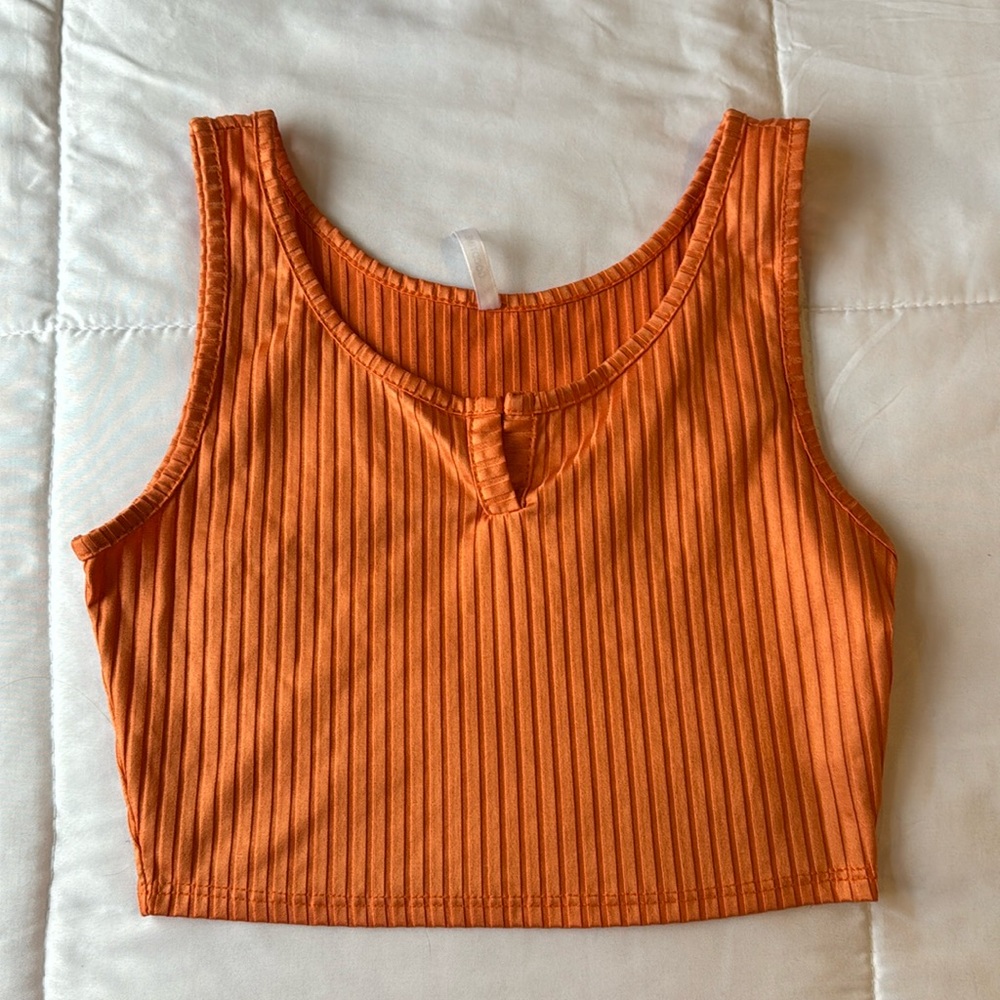 Orange Tank Top